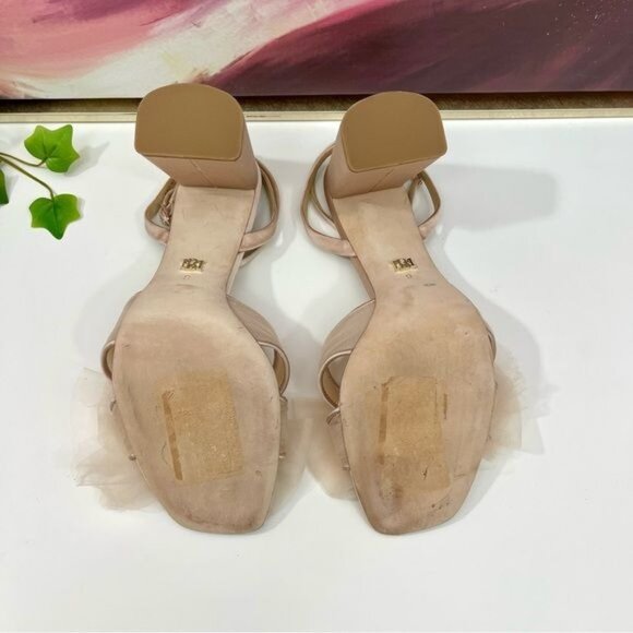 Badgley Mischka Collection Tess Ankle StrapSandal in Soft Blush Size 9 - Picture 11 of 12